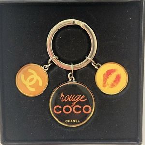 CHANEL Coco Mark Key Ring and Charm